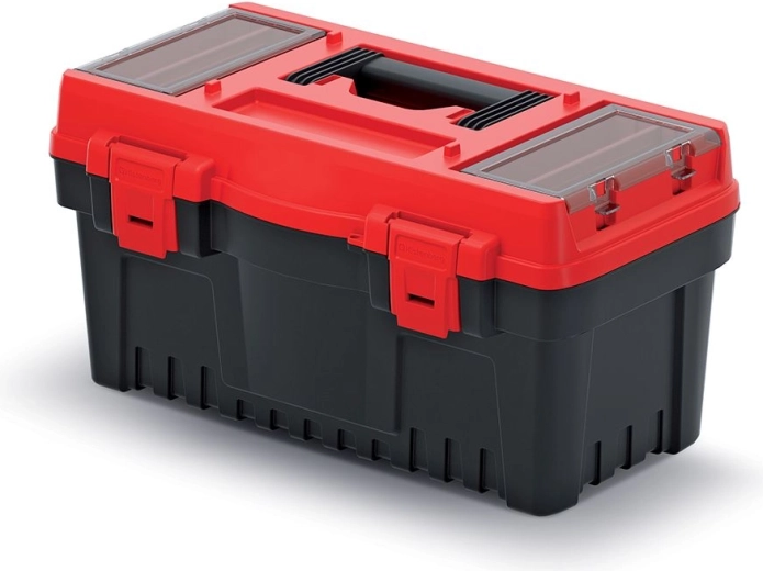 Πλαστική βαλίτσα εργαλείων EVO 47,6 × 26 × 25,6 cm, κόκκινη