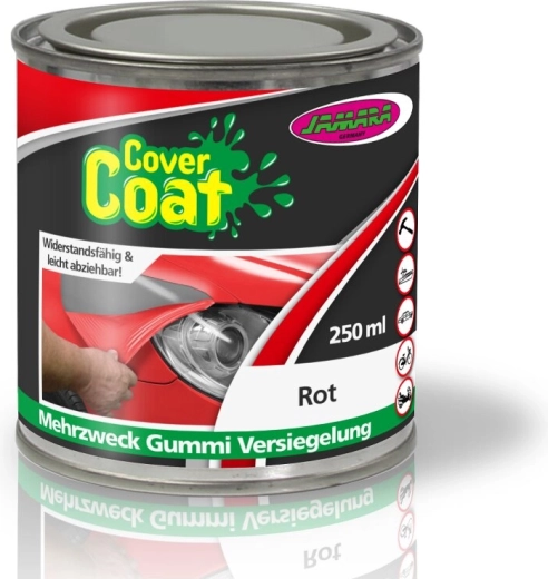 Cover Coat υγρό καουτσούκ κόκκινο 250 ml (μεταλλικό δοχείο)