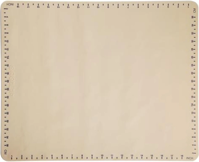 Σιλικονούχο χαλάκι/επιφάνεια για ζύμη TORO 52 × 42 cm, κρεμ
