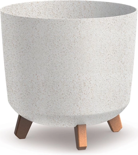 Γλάστρα Gracia Tubus Eco Wood 30 cm λευκή