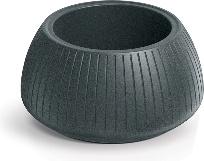 Γλάστρα Coro Bowl 40 cm γραφίτης