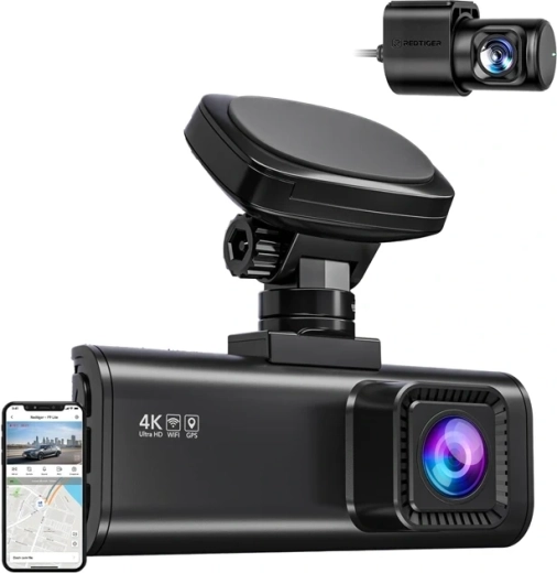 Κάμερα αυτοκινήτου REDTIGER F7N Pro 4K UHD με πίσω κάμερα