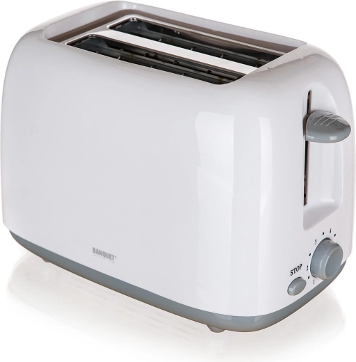 Φρυγανιέρα για 2 τοστ, 750 W, λευκό‑γκρι