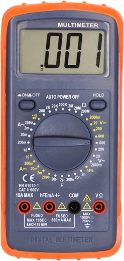 Solight ψηφιακό πολύμετρο 600 V/10 A - 1 τεμάχιο
