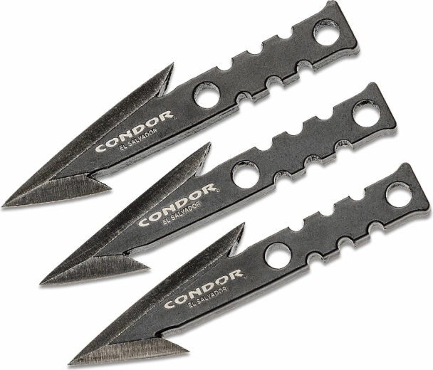 Σετ ψαρευτικών αιχμών με αγκίστρια Condor Pocket Pike, 3 τεμ., νάιλον θήκη