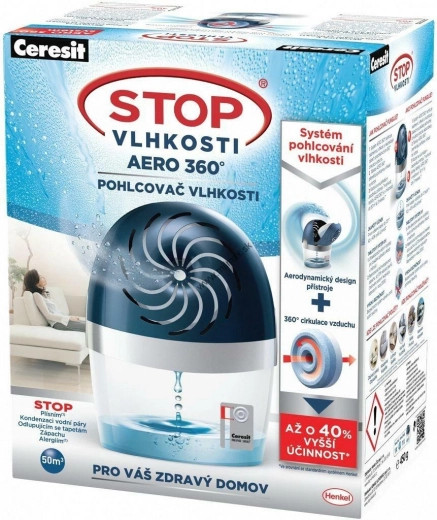 Ceresit Stop υγρασίας AERO 360° συσκευή 450 g μπλε