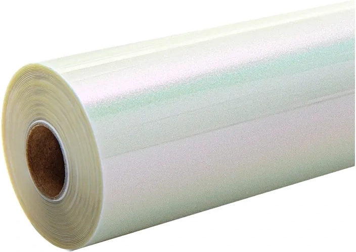 HTVRONT Chameleon θερμομεταφερόμενη μεμβράνη 30,5 × 90 cm λευκή και κόκκινη