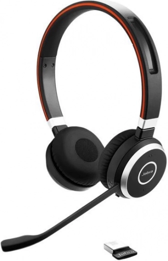 JABRA Evolve 65 MS Stereo ασύρματο σετ κεφαλής με προσαρμογέα USB