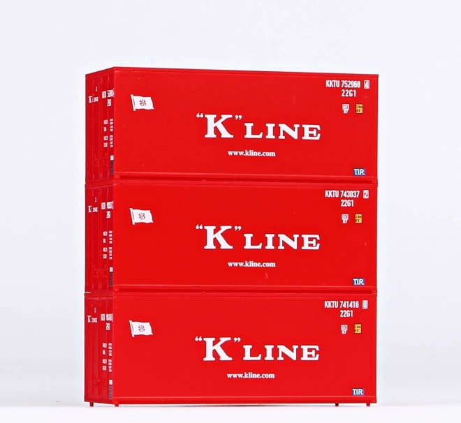 Σετ 3x20ft κοντέινερ K-Line