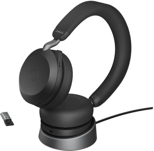 Jabra Evolve2 75 ασύρματα ακουστικά με ενεργή ακύρωση θορύβου