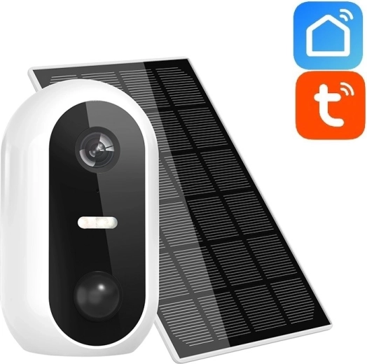 Wi‑Fi κάμερα ασφαλείας Solight με μπαταρία και ηλιακό πάνελ