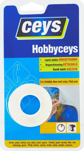 Αμφίπλευρη αυτοκόλλητη ταινία 15 mm × 2 m HOBBYCEYS