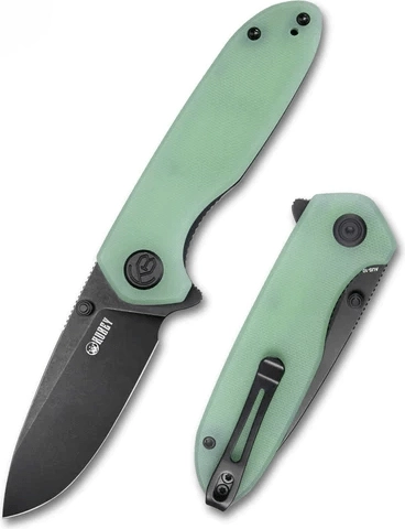 Πτυσσόμενο μαχαίρι τσέπης Kubey Belus Jade 7,5 cm G10 με κλιπ