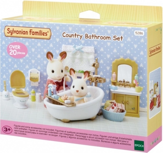 Επαρχιακό μπάνιο SYLVANIAN FAMILIES – σετ αξεσουάρ