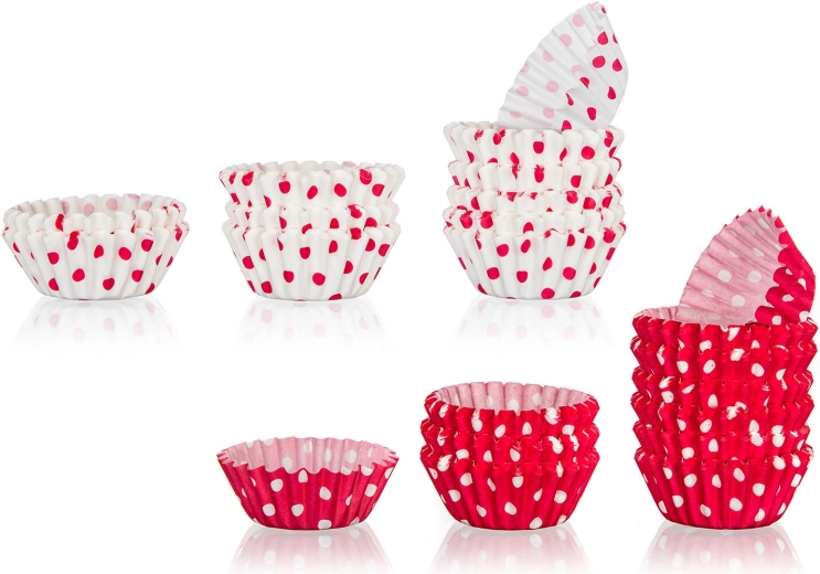 Χάρτινα ζαχαροπλαστικά φορμάκια DOTS mix 3 × 2,1 cm (200 τεμ.)