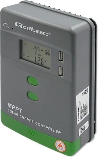 Ηλιακός ρυθμιστής φόρτισης MPPT 20 A 12/24 V με LCD και 2× USB
