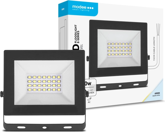 Ανακλαστήρας LED Modee E‑series Slim 20 W, 1600 lm, 120°, 6000 K, IP65