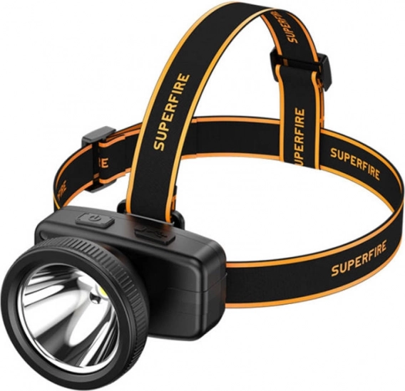 Φακός κεφαλής Superfire HL55, 150 lm, USB-C