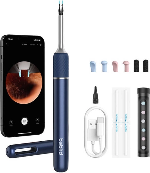 Έξυπνο ωτοσκόπιο με κάμερα BEBIRD Note 5 μπλε
