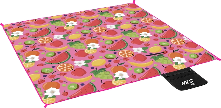 Κουβέρτα πικνίκ NILS Camp Fruits 200 × 200 cm