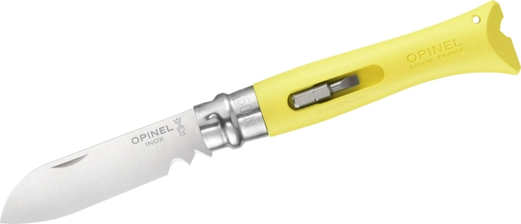 Opinel N°09 DIY κίτρινο πολυλειτουργικό σουγιάς 8 cm