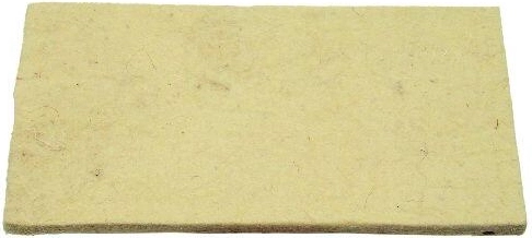 Ανταλλακτική λευκή τσόχα 250 × 130 × 10 mm
