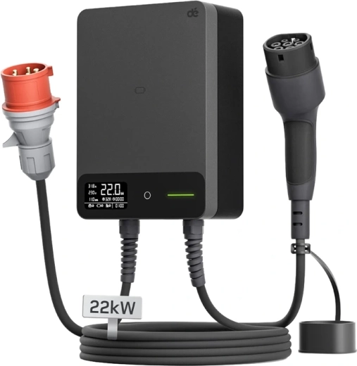 Σταθμός φόρτισης DEPOW Wallbox 22 kW με καλώδιο 10 m