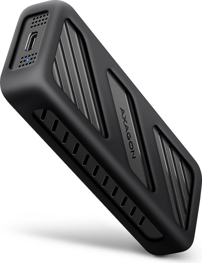 AXAGON armored box – αλουμινένιο εξωτερικό κουτί για M.2 NVMe SSD, USB‑C 3.2 Gen 2x2, 20 Gb/s