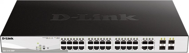 Μεταγωγέας DGS-1210-28MP με 24 GE PoE+ και 4 θύρες SFP