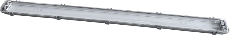Solight στεγανό φωτιστικό οροφής για 2 σωλήνες LED T8 120 cm