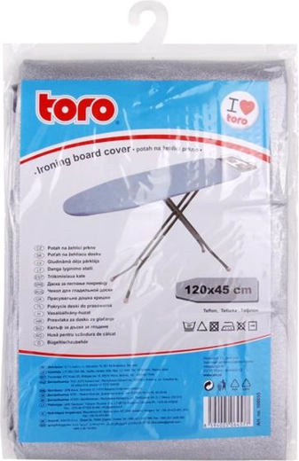 Toro κάλυμμα σιδερώστρας με αντικολλητική τεφλον επιφάνεια 45 × 120 cm