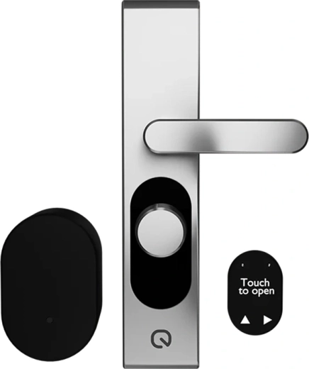 Shelly LOQED Touch 2S έξυπνη κλειδαριά πόρτας χωρίς κλειδί ασημί