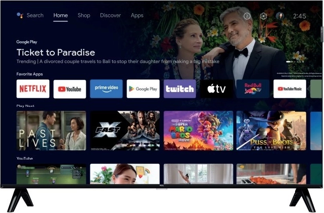 TCL 32" QLED τηλεόραση με Google TV και HDR10