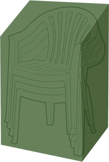 Κάλυμμα για 4 καρέκλες κήπου 61 × 68 × 107 cm, PE 90 g/m², πράσινο