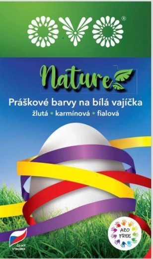 Ξυλομπογιές Ovo Nature – κίτρινη, καρμίνιο και μοβ