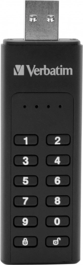 Verbatim Keypad Secure κρυπτογραφημένο USB flash drive 64 GB (USB 3.2 Gen 1) με αριθμητικό πληκτρολόγιο