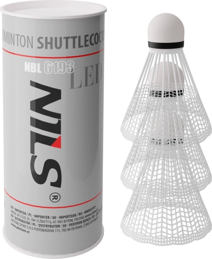 Μπαλάκια μπάντμιντον με LED NILS NBL6193, 3 τεμ.