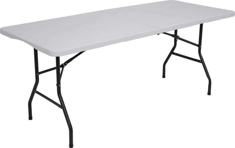 Αναδιπλούμενο κάμπινγκ τραπέζι NILS Camp 180 × 74 cm λευκό