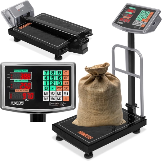 Βιομηχανική πλατφόρμα ζυγαριά 150 kg HUMBREG MH-191