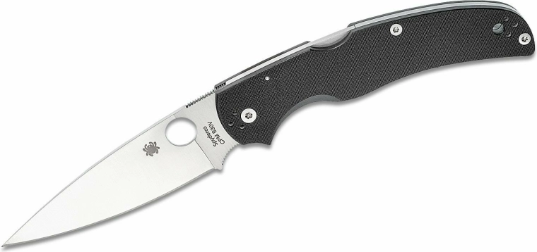Spyderco Native Chief αναδιπλούμενο μαχαίρι τσέπης 10,4 cm satin, μαύρο G-10 - 1 τεμάχιο