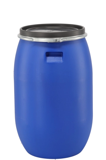Πλαστικό δοχείο 120 l με μεταλλικό κλιπ, μπλε