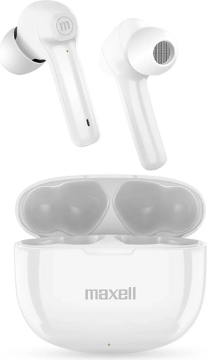 Maxell BT Dynamic+ ασύρματα ακουστικά TWS λευκά