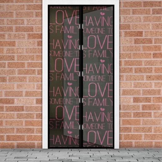 Μαγνητική σήτα κατά των εντόμων για πόρτες Love 100 × 210 cm