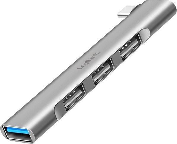 Κομψό USB-C HUB με 1x USB-A 3.0 και 3x USB-A 2.0