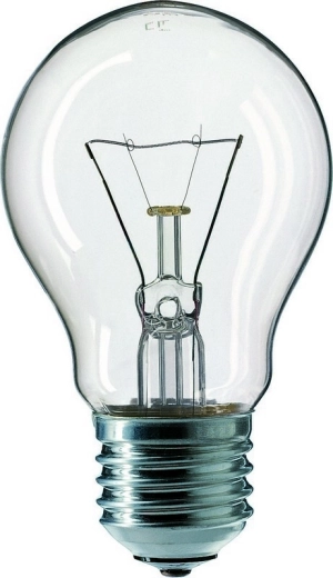 Λάμπα πυρακτώσεως E27 40 W 240 V διάφανη TES-LAMP