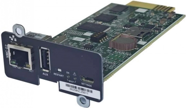 PowerWalker μονάδα SNMP 1 Gbps για UPS σειράς RT/RTG/IoT PF1 6–10 kVA TGB/TGS - 1 τεμ.