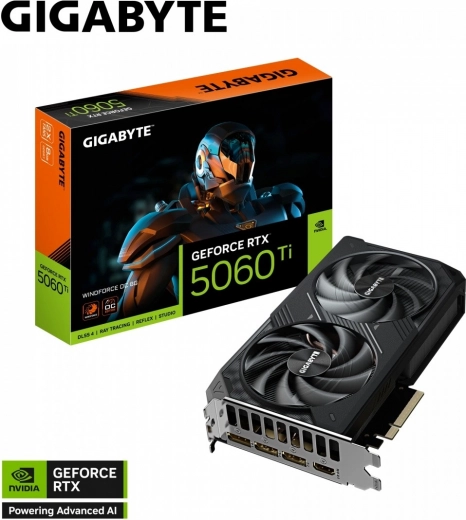 Κάρτα γραφικών Gigabyte GeForce RTX 5060 Ti WINDFORCE OC 8G