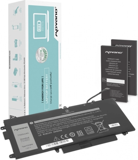 Μπαταρία Movano K5XWW για Dell Latitude 5289, 7390 2 σε 1