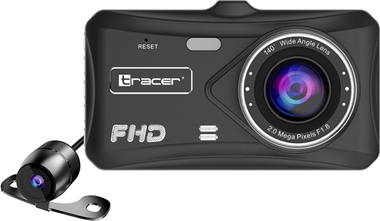 Κάμερα αυτοκινήτου TRACER 4TS FHD CRUX με εμπρόσθια και οπίσθια κάμερα