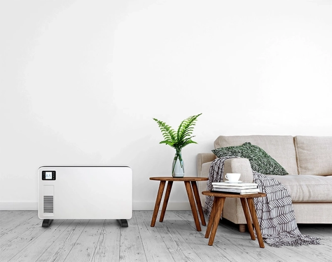 Γρήγορη θέρμανση χάρη στην ισχύ έως 2300 W και τον ανεμιστήρα